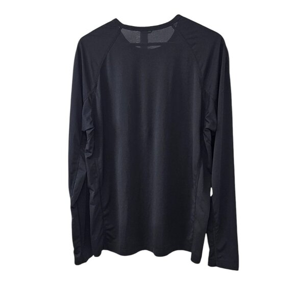 Reigning Champ Mens Lightweight Training Long Sleeve, Mesh Black, Size L - Picture 2 of 9